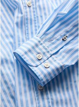 Camisa Jack and Jones Matheo listrada para homens.