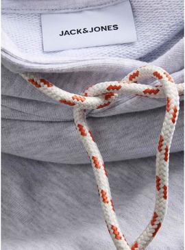 Moletom Jack and Jones Rain cinza para homem.