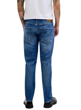 Calça jeans Jack and Jones Clark azul para homem.