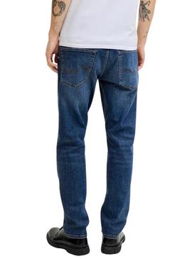 Calça jeans Jack and Jones Mike denim regular para homens.