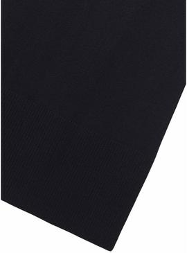 Saia Mayoral midi preta de malha para menina