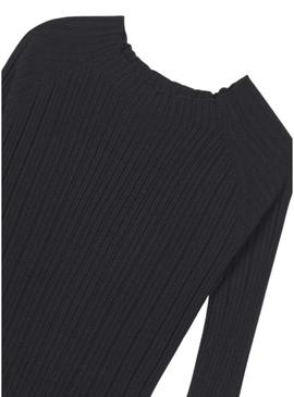 Jersey Mayoral semicisne preto para menina