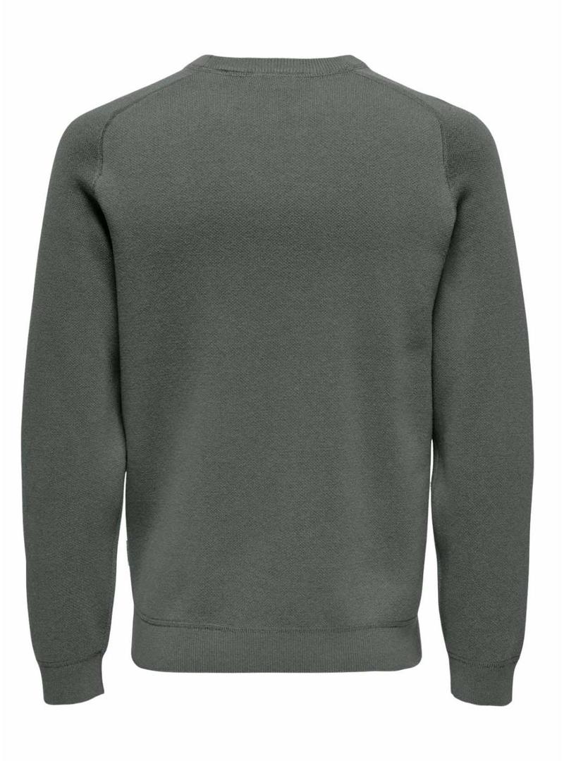 Camisola verde para homem da Only and Sons Onspin.