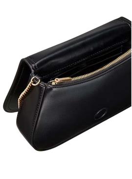 Bolsa Calvin Klein Jeans Curved preta para mulher.