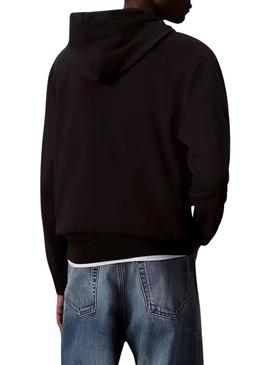 Moletom Calvin Klein Jeans Badge preto para homem