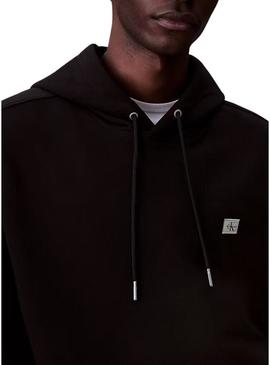 Moletom Calvin Klein Jeans Badge preto para homem