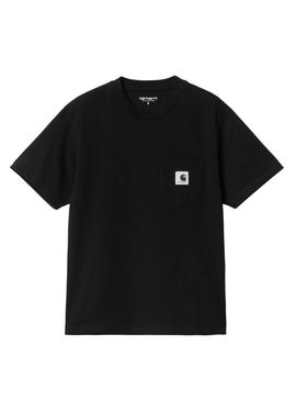 Camiseta Carhartt Pocket preta para mulher