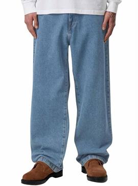 Calça jeans Carhartt Landon denim claro para homem.