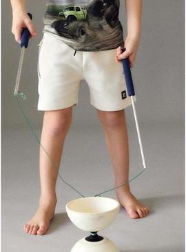 Bermudas Mayoral bolsos com zíper bege para menino