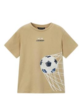Camiseta Mayoral Legendary caramelo para meninos.