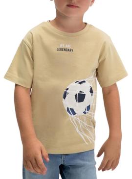 Camiseta Mayoral Legendary caramelo para meninos.