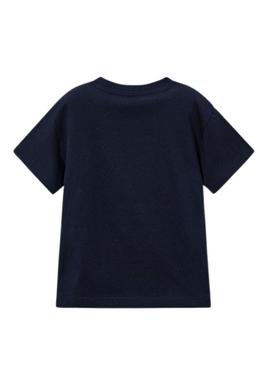 Camiseta Mayoral Football Club azul marinho para menino