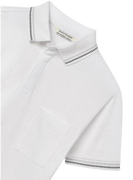 Polo do prefeito com bolso branco para criança.