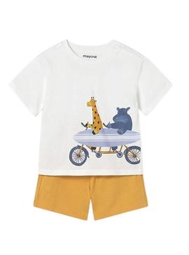 Conjunto de amigos de Mayoral de duas peças para bebê