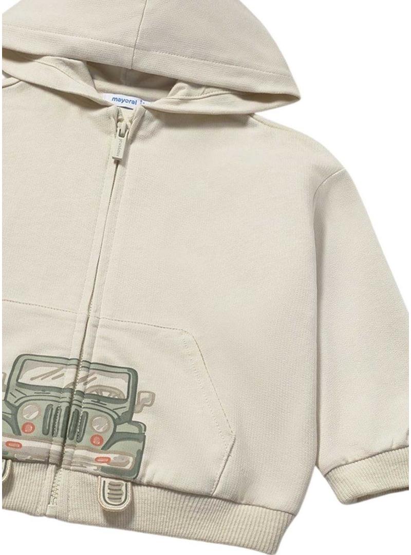 Moletom Mayoral Play bege para menino
