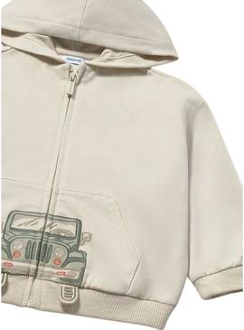 Moletom Mayoral Play bege para menino