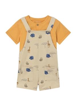 Conjunto Mayoral peito safari para bebê