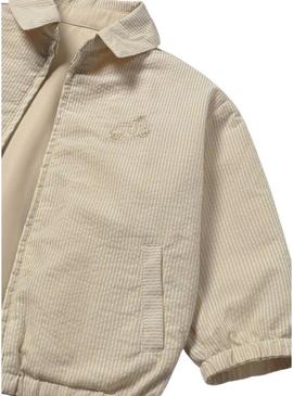 Casaco Mayoral reversível bege para bebê