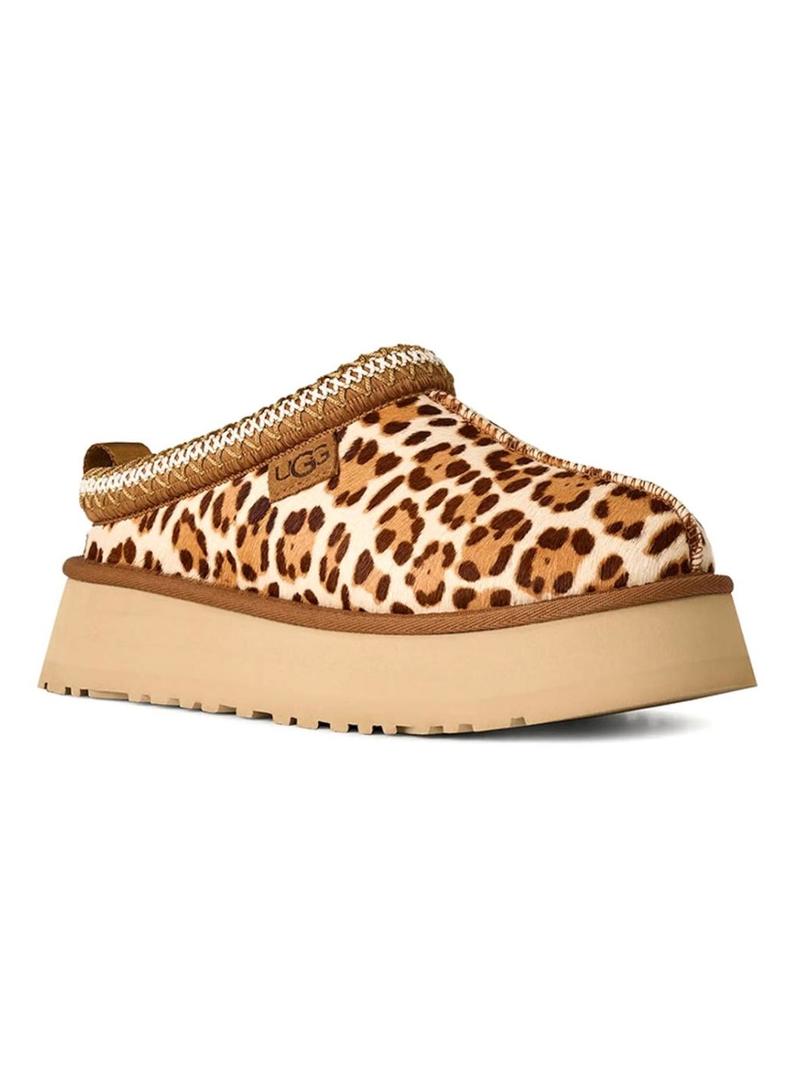 Tamancos UGG Tazz animal print de leopardo para mulher.