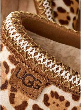 Tamancos UGG Tazz animal print de leopardo para mulher.