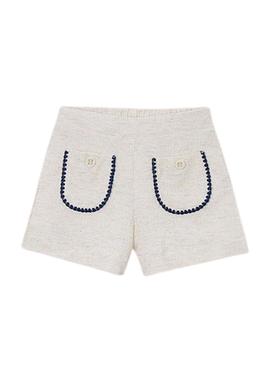 Conjunto Mayoral rosa listrado para menina