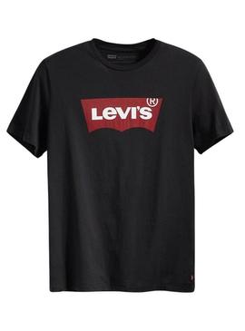 Camiseta Levi's Graphic preta para homem.