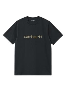 Camiseta Carhartt Script marinho para homem