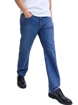 Calça jeans Jack and Jones Chris azul para homem