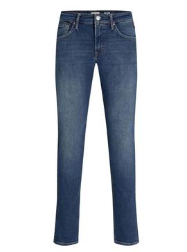 Calça jeans Jack and Jones Glenn azul para homem.
