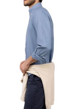 Camisa El Ganso Dyed azul claro para homem