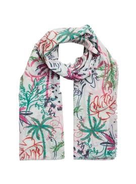 Peças de Fular oferecem estampas tropicais para mulheres.