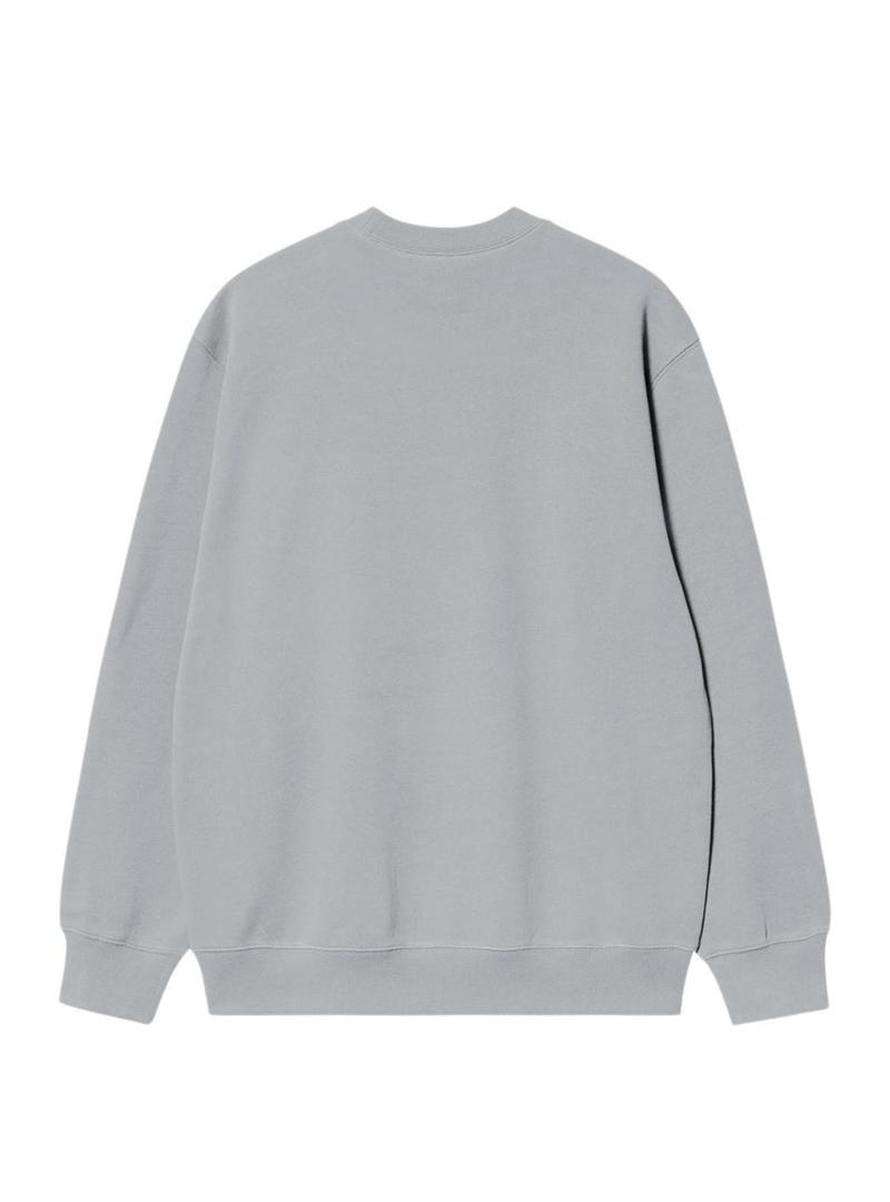 Moletom básico azul Carhartt para homem.