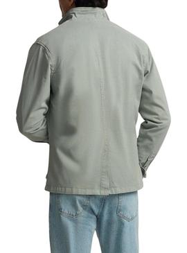 Americana Silbon Semiblazer verde para homem