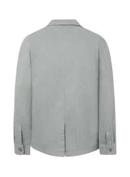 Americana Silbon Semiblazer verde para homem