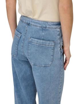 Calça de ganga Only Madison denim claro para mulher