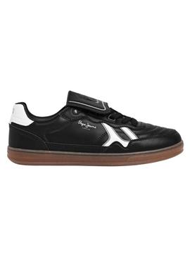 Sapatilhas Pepe Jeans Ball Equip preto para homens.