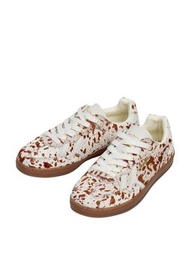 Sapatilhas Pepe Jeans Ball Chic animal print para mulher.