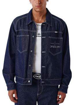 Jaqueta de ganga escura Project x Paris para homem.