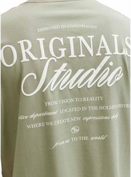 Camisa Jack and Jones Norrebro verde para homens