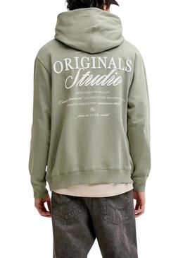 Moletom Jack and Jones Norrebro verde para homem