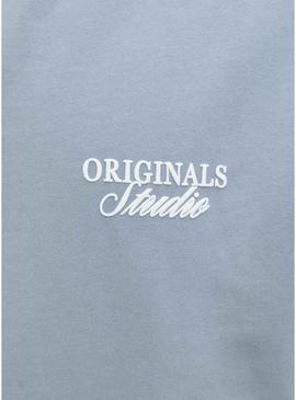 Moletom Jack and Jones Norrebro azul para homens.