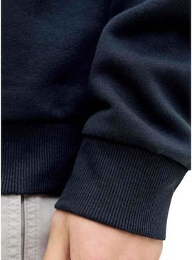 Moletom Jack and Jones Frank azul marinho para homem.