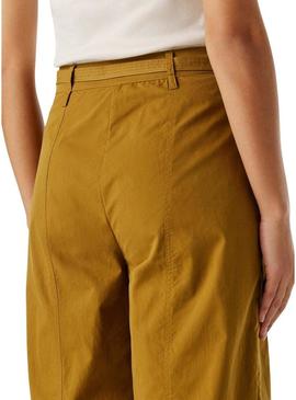 Calça Pepe Jeans Alice mostarda para mulher