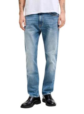 Calça jeans Jack and Jones Clark mid para homem