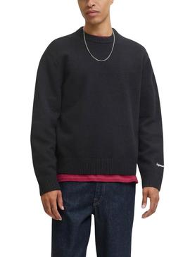 Camisola preta para homem Jack and Jones Norrebro.