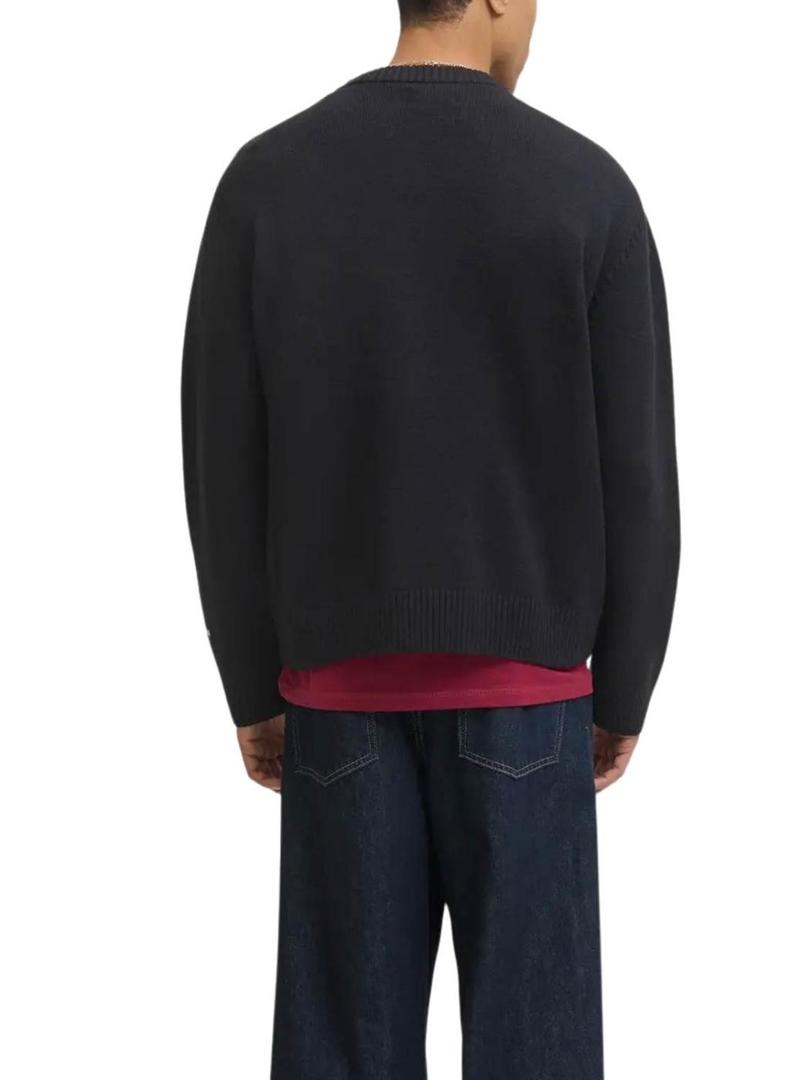 Camisola preta para homem Jack and Jones Norrebro.