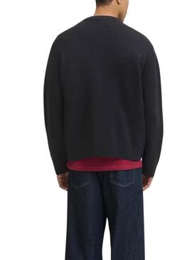 Camisola preta para homem Jack and Jones Norrebro.