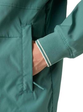 Jaqueta bomber marinha verde Helly Hansen para homem.