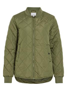 Jaqueta bomber Vila Vitate verde oliva para mulher.