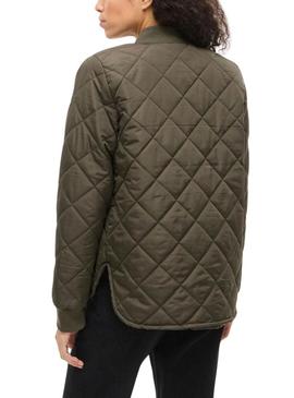 Jaqueta bomber Vila Vitate verde para mulher.